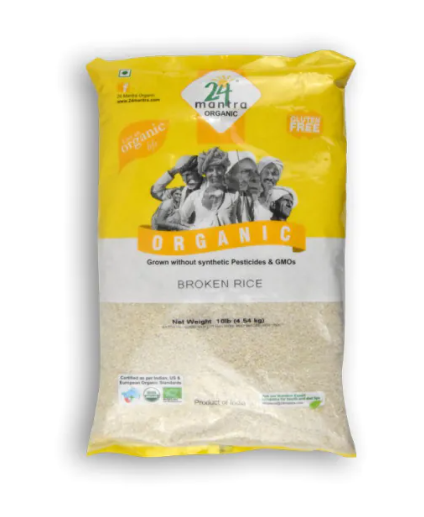 24 MANTRA ORGANIC Broken Rice 10 LBS